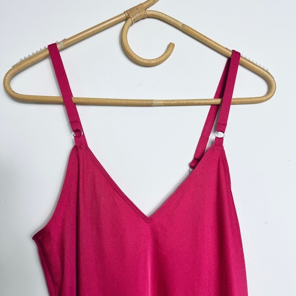 A. L. C fuschia pink slip midi dress - Picture 4 of 10